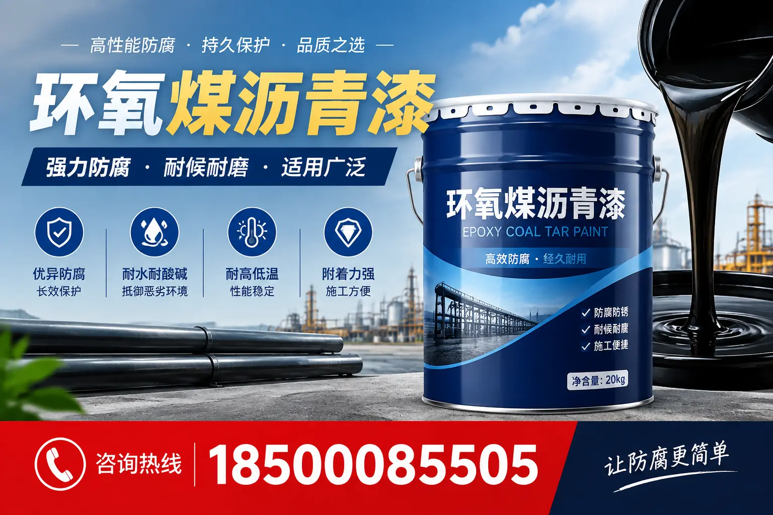 环氧煤沥青漆在不同气候条件下的表现分析，咸阳适用性